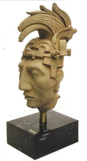 Rey Pakal Bronze Figurative