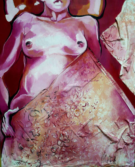 S/T Acrylic Canvas Nude Paintings