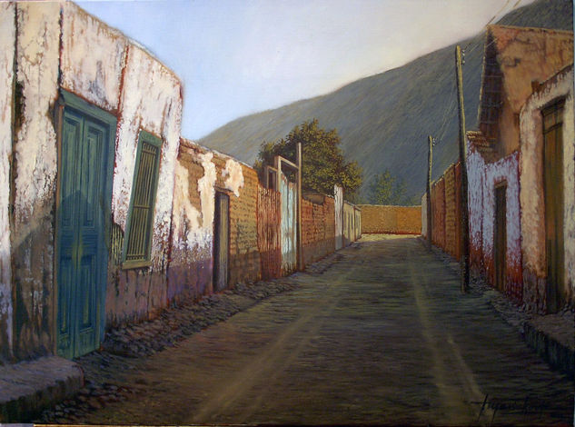 Callejón de Tarapacá Oil Canvas Landscaping