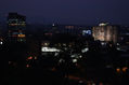 Rectoría y Biblioteca Central por la noche