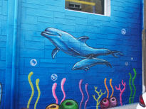 Delfines graffiti...