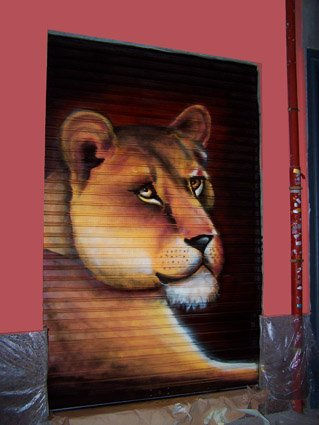 leona graffiti www.muralista.es