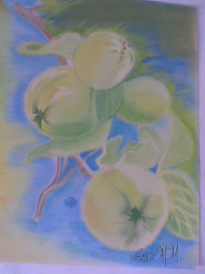 MEMBRILLOS Pastel Card Landscaping