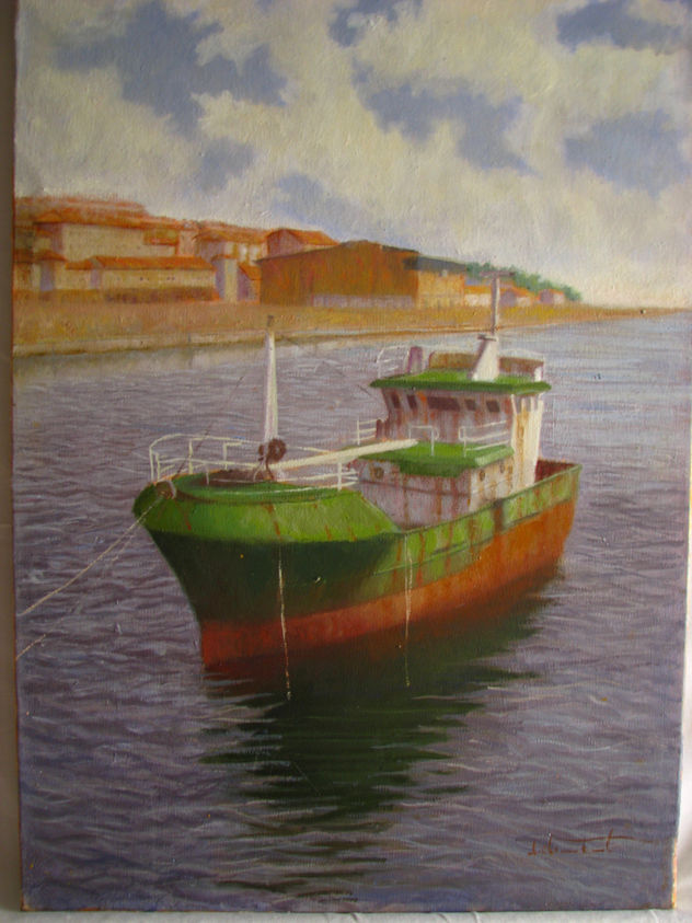 Barco pesquero en San Vicente de la Barquera