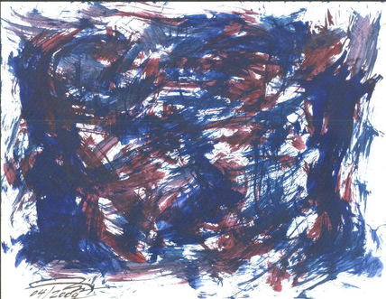Rostro azulado y...