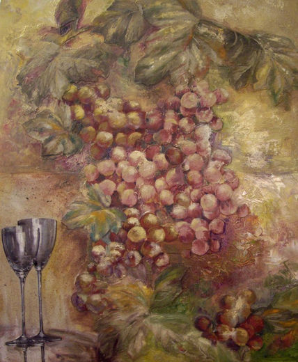 Uvas en la bodega