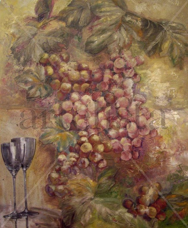 Uvas en la bodega