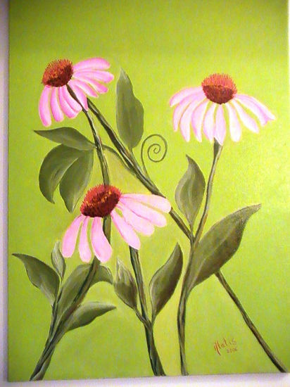 Flores modernas Oil Canvas Floral Painting