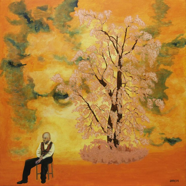 Quadro Laranja ou Boa Solidão