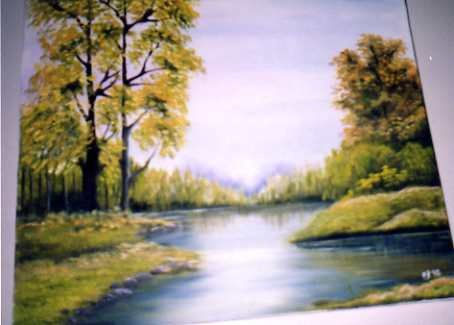 PARAISO NORTEÑO Oil Canvas Landscaping