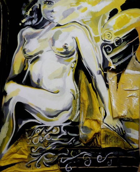 S/T Acrylic Canvas Nude Paintings