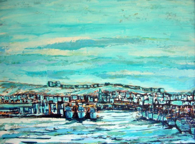 Almería Oil Canvas Marine Painting