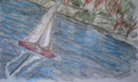 Óleo Pastel sobre cartulina
