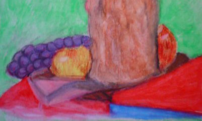 Óleo Pastel sobre cartulina