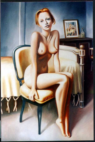 La silla Oil Canvas Nude Paintings