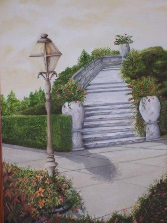 Escalera Oil Canvas Landscaping