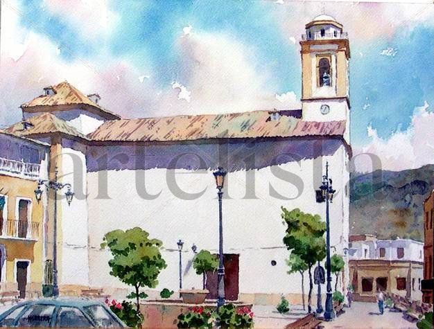 Canjayar - Almería Watercolour Paper Landscaping