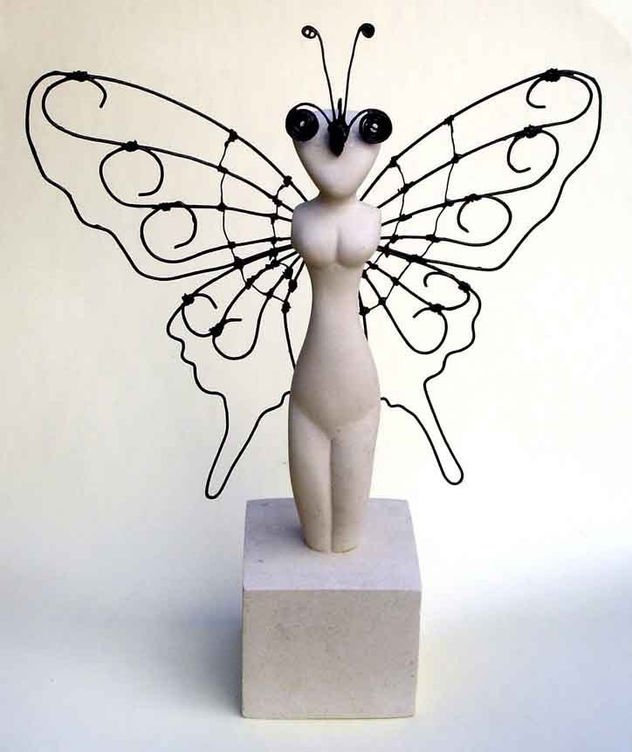 mariposa mujer