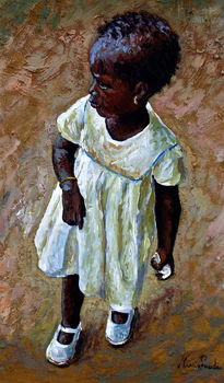 Niña africana