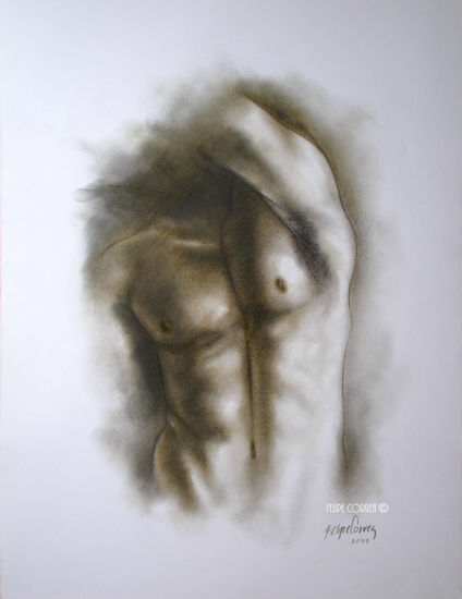 Dioniso Mixed media Paper Nude Paintings