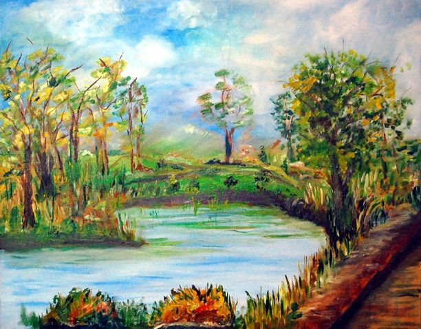 Laguna Oil Canvas Landscaping