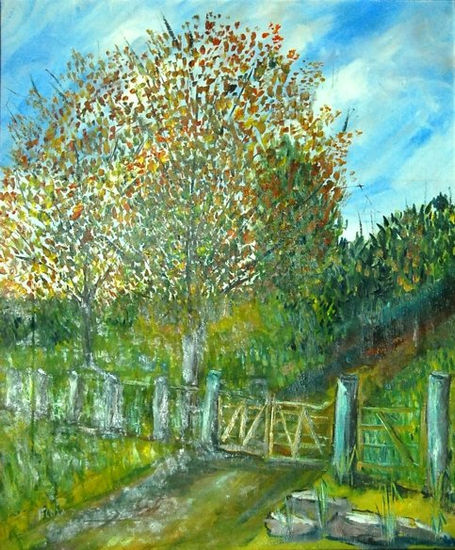 Caminos de Rivera Oil Canvas Landscaping