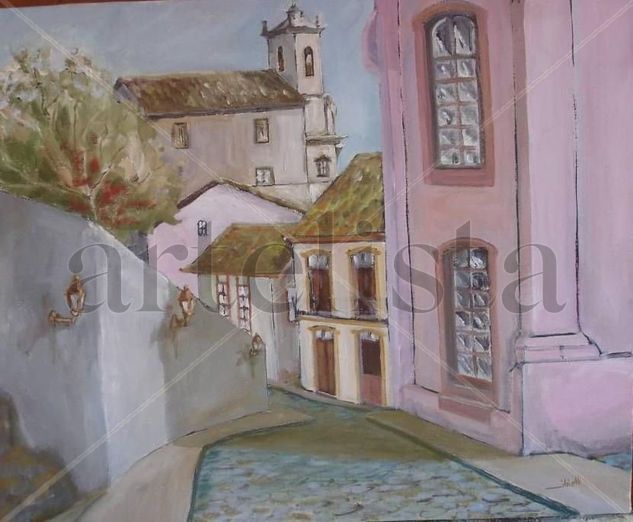 Ouro Preto 2 Oil Canvas Landscaping