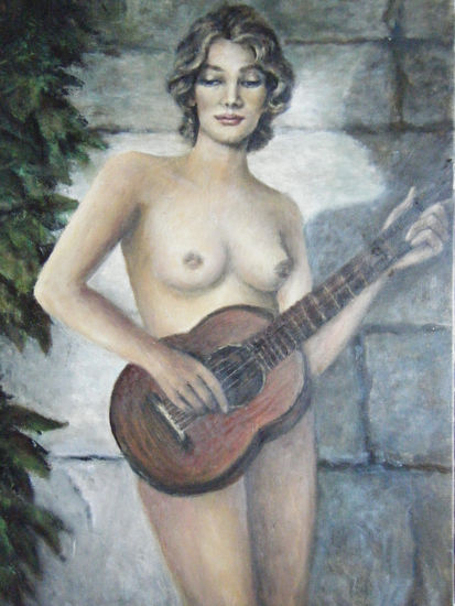 MUSICAL Oil Canvas Nude Paintings