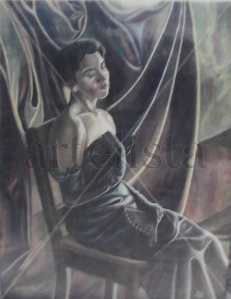Mujer de abanico