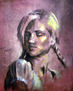 Mujer con trenza