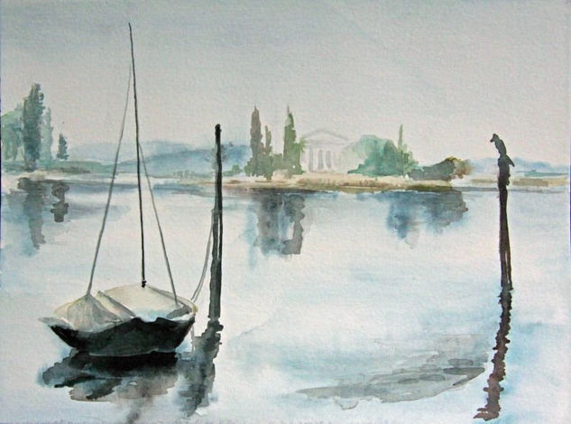 Am See Watercolour Paper Landscaping