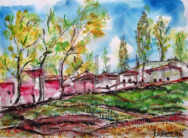 Primavera en Aguas Nuevas Oil Canvas Landscaping