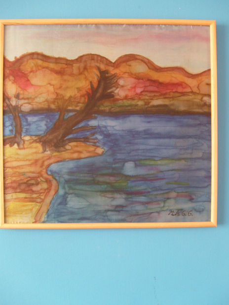 Paisaje pintado en...
