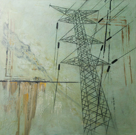 Torre eléctrica 6 Acrylic Canvas Others