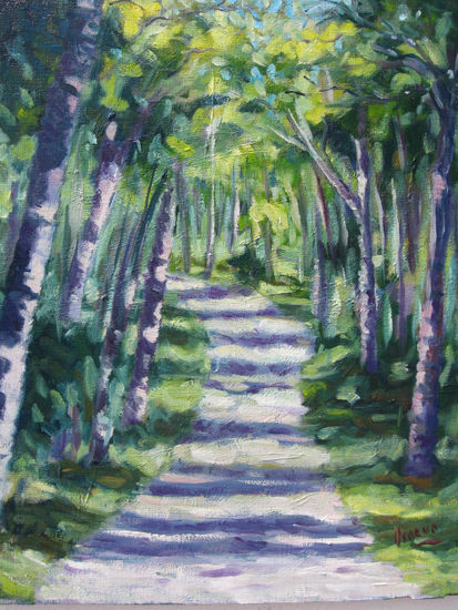 Camino de la ForestaL ( 2 ) Oil Canvas Landscaping