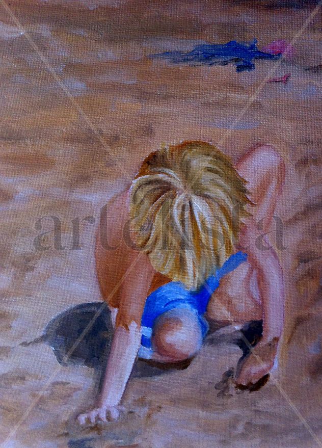 niño playa
