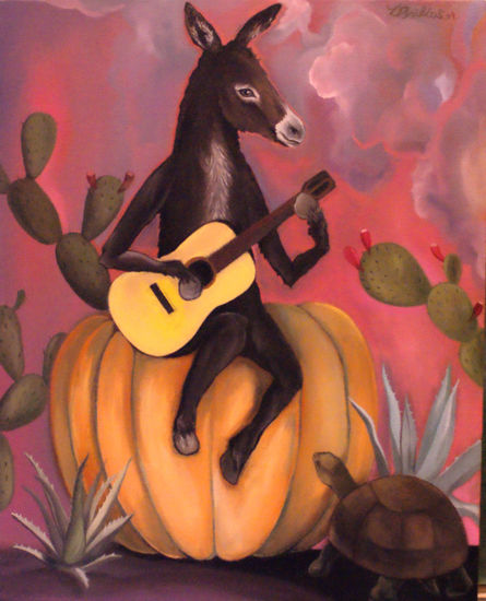 sin titulo Oil Canvas Animals