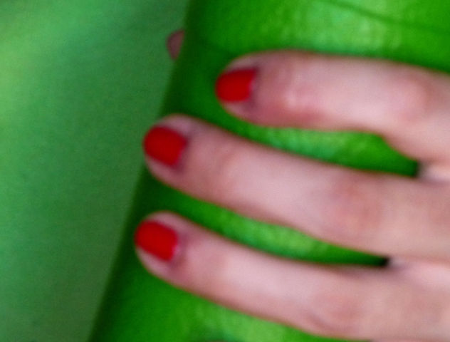 uñas rojas