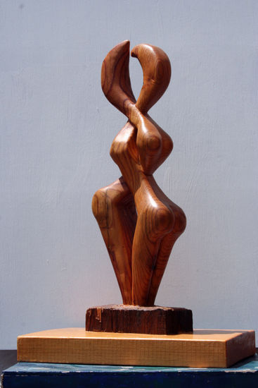 dos lunas Madera Figurativa