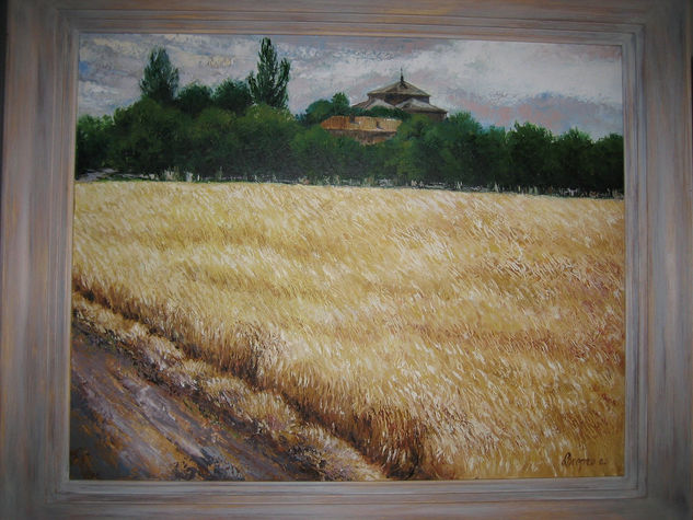 El trigal de las nieves Oil Canvas Landscaping