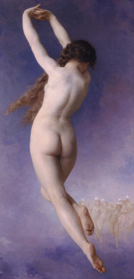 Lost pleiad Copia de W.A.Bouguereau Oil Canvas Nude Paintings