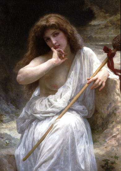 Mailicie Copia de W.A.Bouguereau Óleo Lienzo Figura