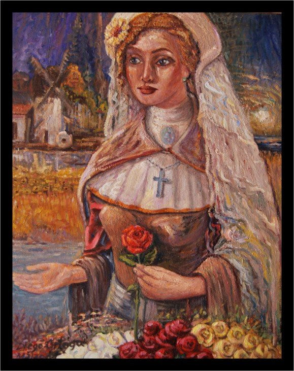 vendedora de flores