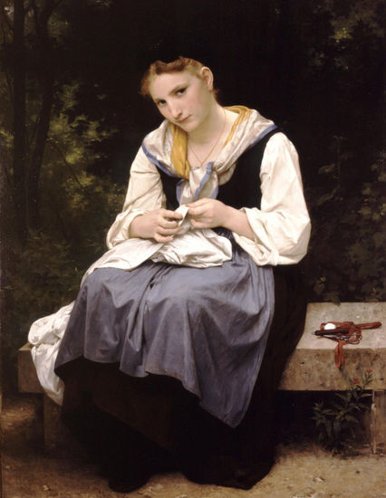 Young worker copia de Bouguereau Óleo Lienzo Figura