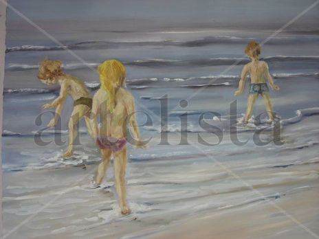 Meninos na praia