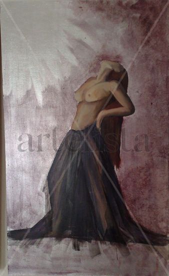 mujer III Oil Canvas Landscaping