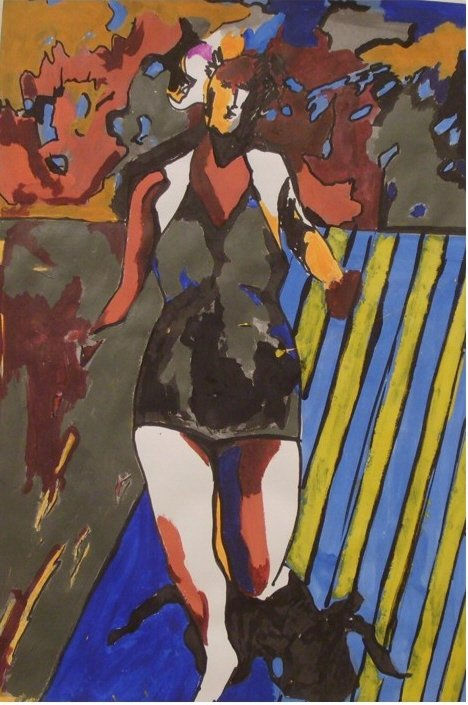 mujer corriendo