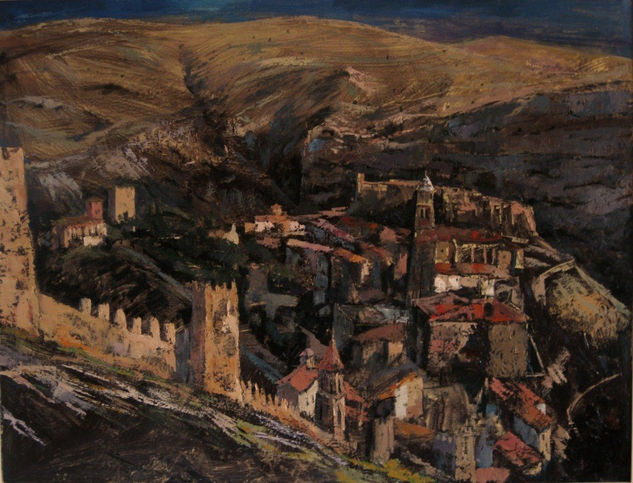 Albarracín Oil Canvas Landscaping