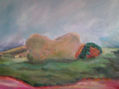 desnudo a contraluz.2007.Oleo