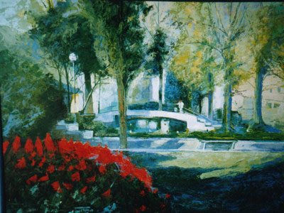 jardines de pereda Oil Canvas Landscaping